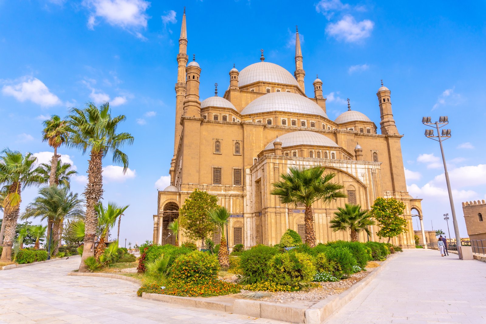 The impressive Alabaster Mosque in the city of Cairo, in the Egyptian capital. Africa